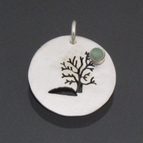 Tree-of-Life-Pendant-Small-with-3mm-Aventurine-Cabochon