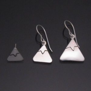 Snowcapped Mountain Earring