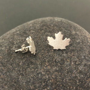Maple Leaf Earrings Post