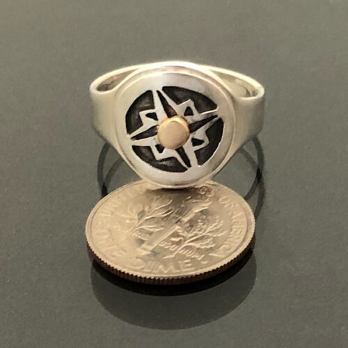 Compass-Ring-Solid-Dime-for-scale